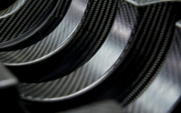 woven carbon coatings
